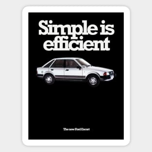 FORD ESCORT - SIMPLE IS EFFICIENT Magnet